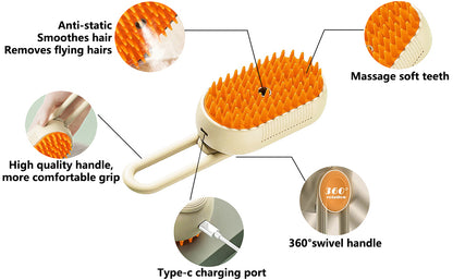 Electric Pet Massage Comb for Pet (Multicolor)